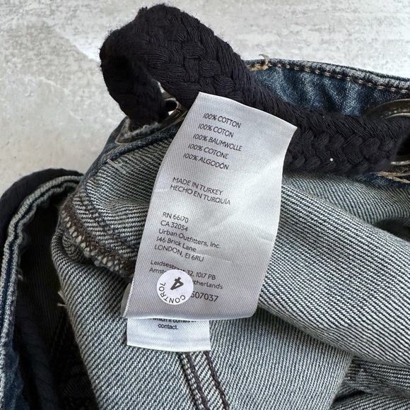 Free People We the Free Moxie Low Slung Pull On Barrel Jeans - Picture 5 of 5